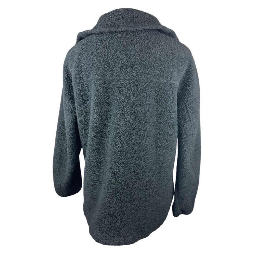 Varley Donley Fleece Jacket Black Oversized Full Zip High Neck Womens Size Large - Picture 12 of 16